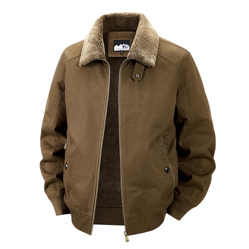 

Куртка мужская Lapel с флисовой подкладкой VanCamel, коричневый