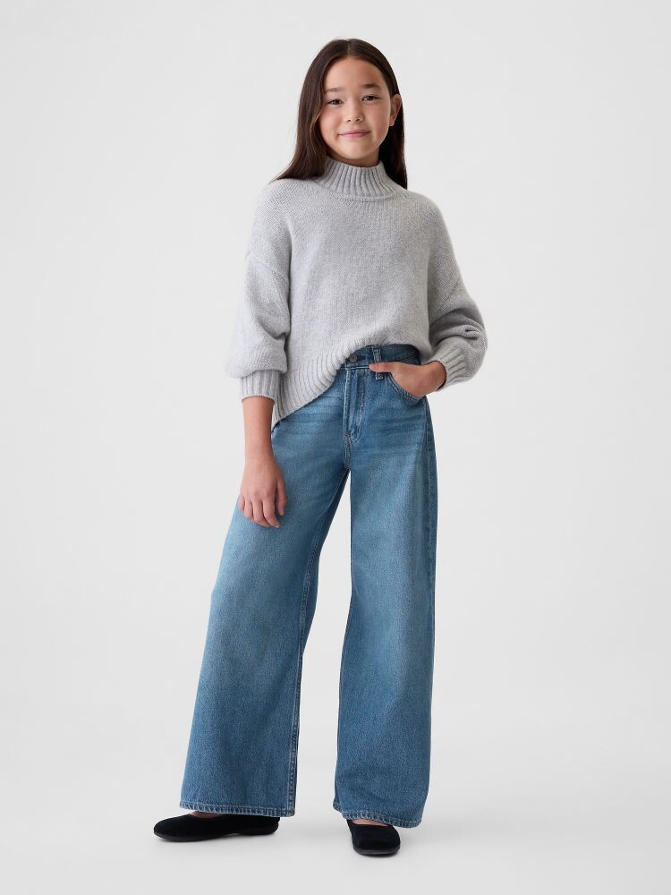 

Детские широкие мешковатые джинсы Gap, синий