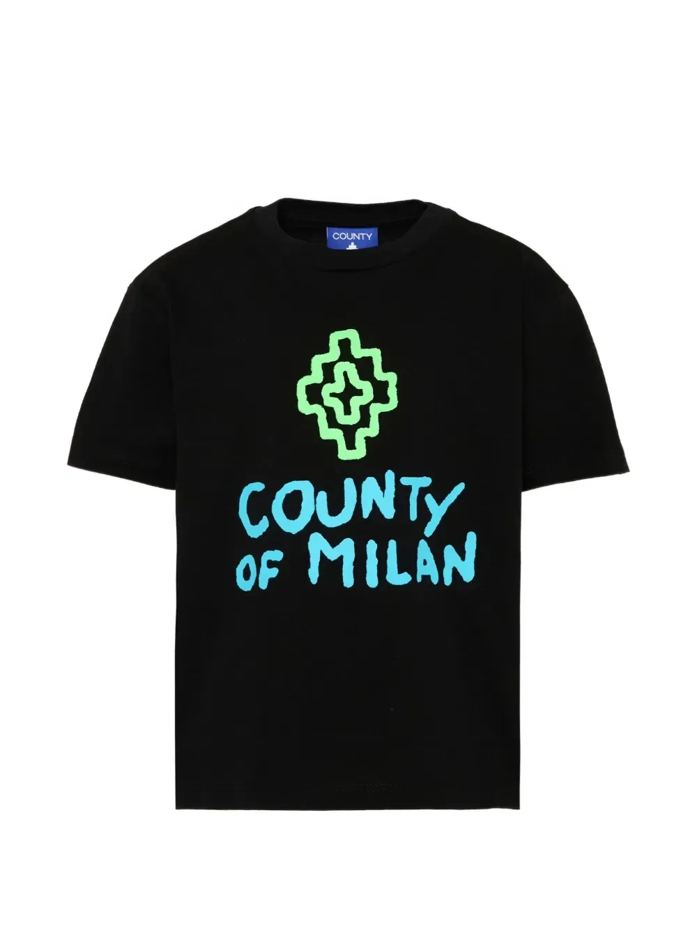 Футболка с логотипом COUNTY OF MILAN, черный