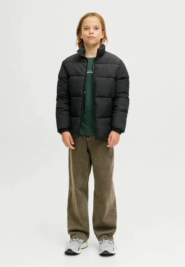Зимняя куртка jjmaze с пуховым воротником для младшего возраста Jack & Jones Junior, Black