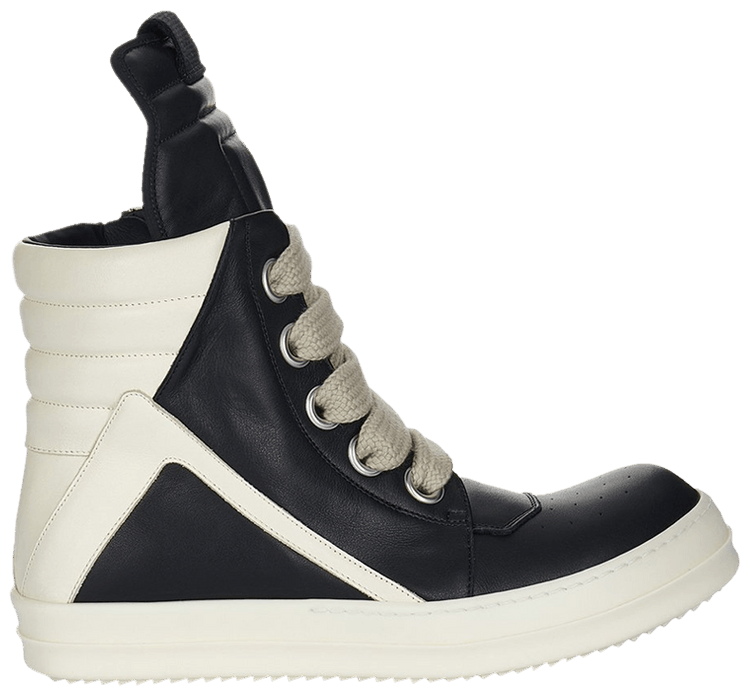 

Кроссовки Rick Owens Concordians Jumbo Laced Geobasket 'Black Milk', черный