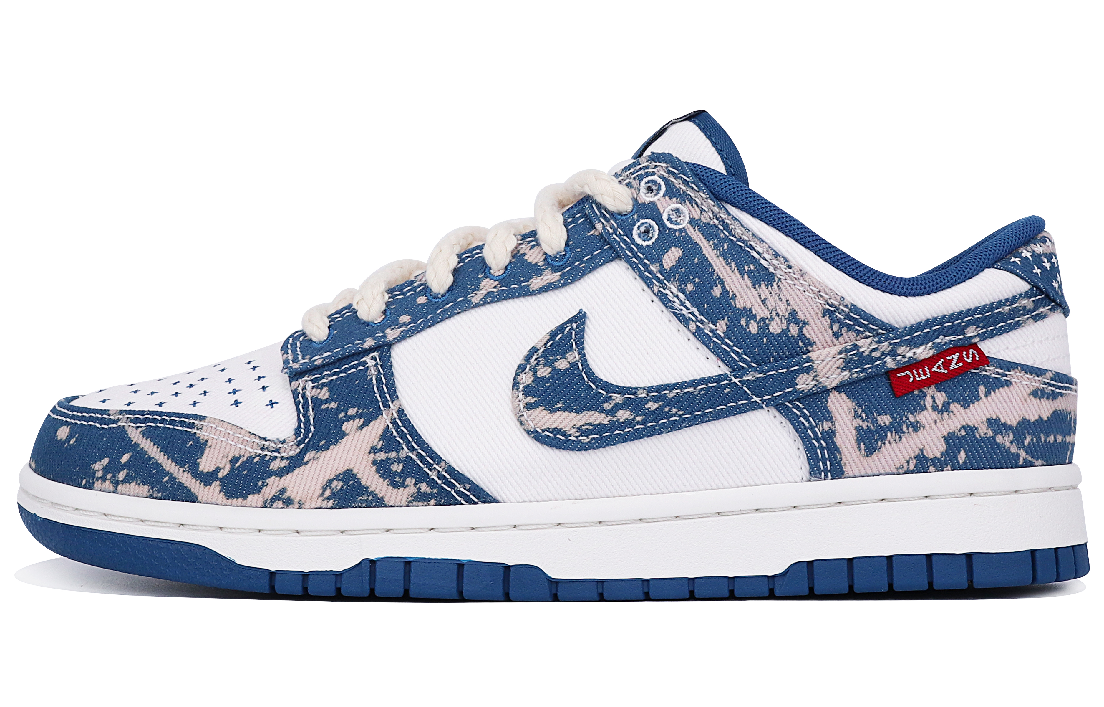 

Кроссовки Nike Dunk Skateboard Shoes Men Low-Top White Blue