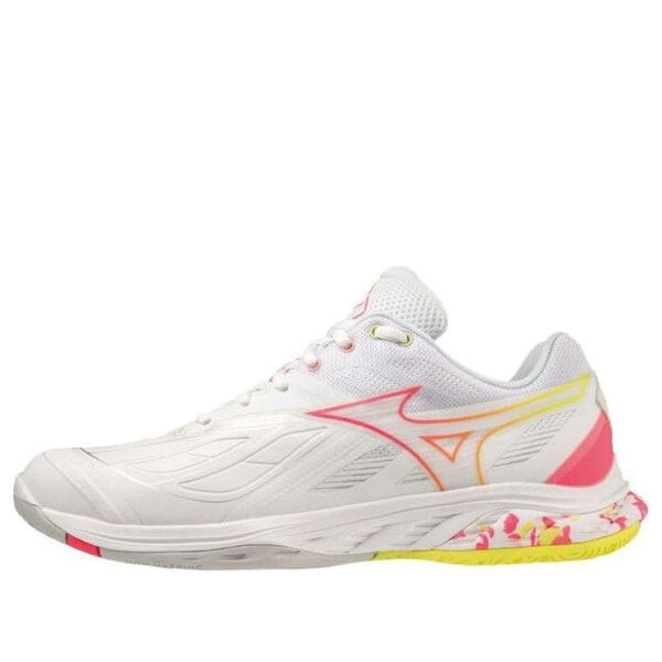 

Кроссовки wave fang 2 fit 'white pink yellow' Mizuno, белый