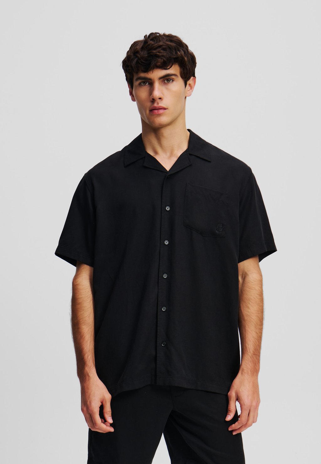 

Рубашка SHORT-SLEEVED KAMEO KARL LAGERFELD, черный