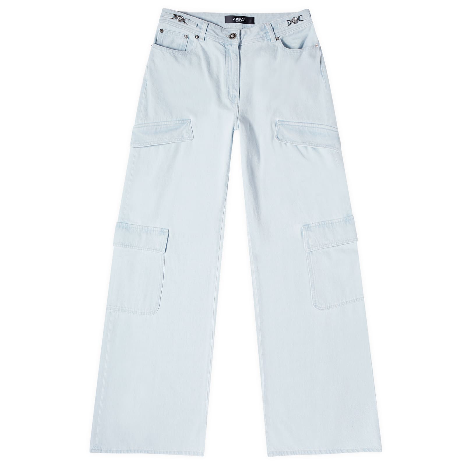 

Джинсы Versace Denim Cargos, цвет Light Blue Ice