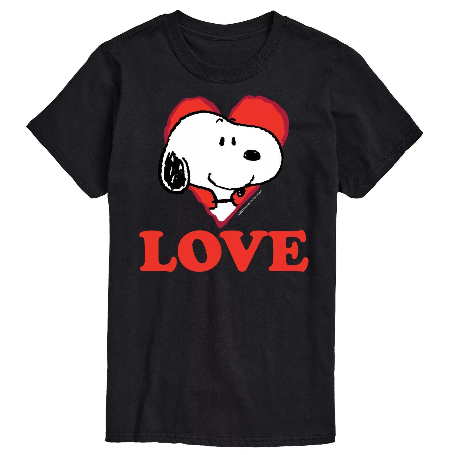 

Мужская футболка Peanuts I Love Snoopy Licensed Character
