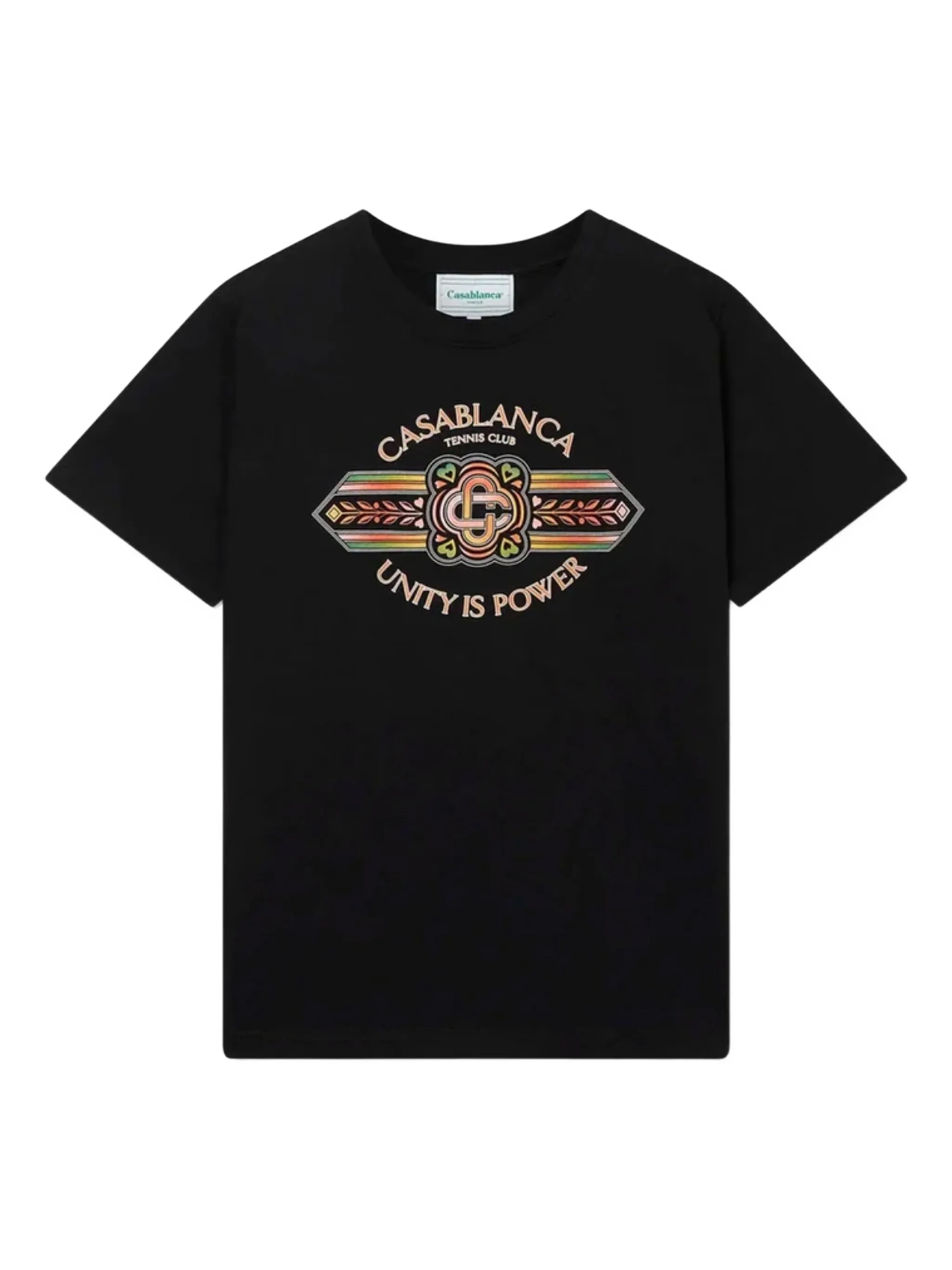 

Футболка с принтом Unity Is Power Casablanca, черный