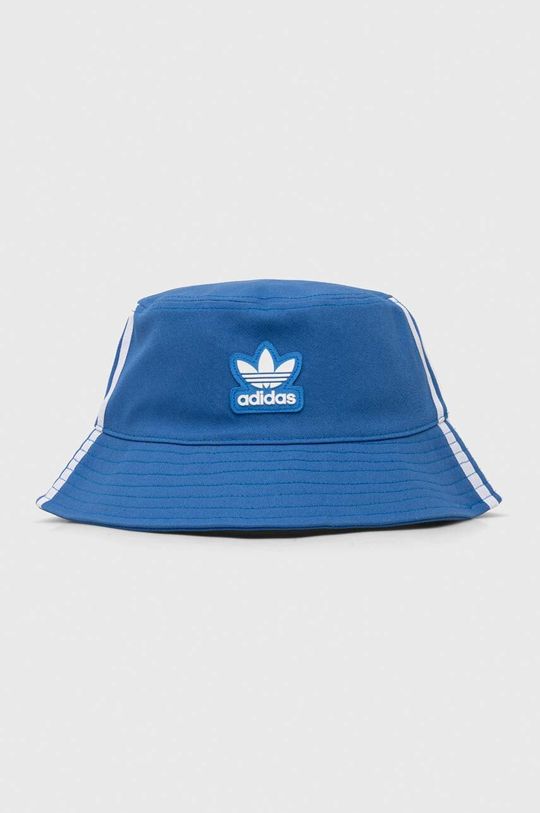 

Хлопчатобумажная шапка adidas Originals, синий