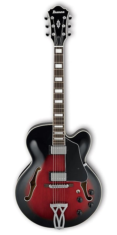 

Электрогитара Ibanez AF75 Artcore Hollowbody Electric Guitar in Transparent Red Sunburst