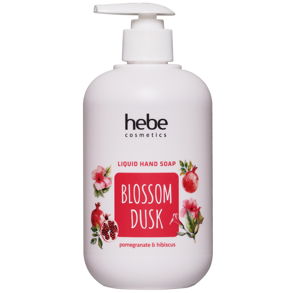 

Жидкое мыло для рук, 500 мл Hebe Cosmetics Blossom dusk pomegranate&hibiscus