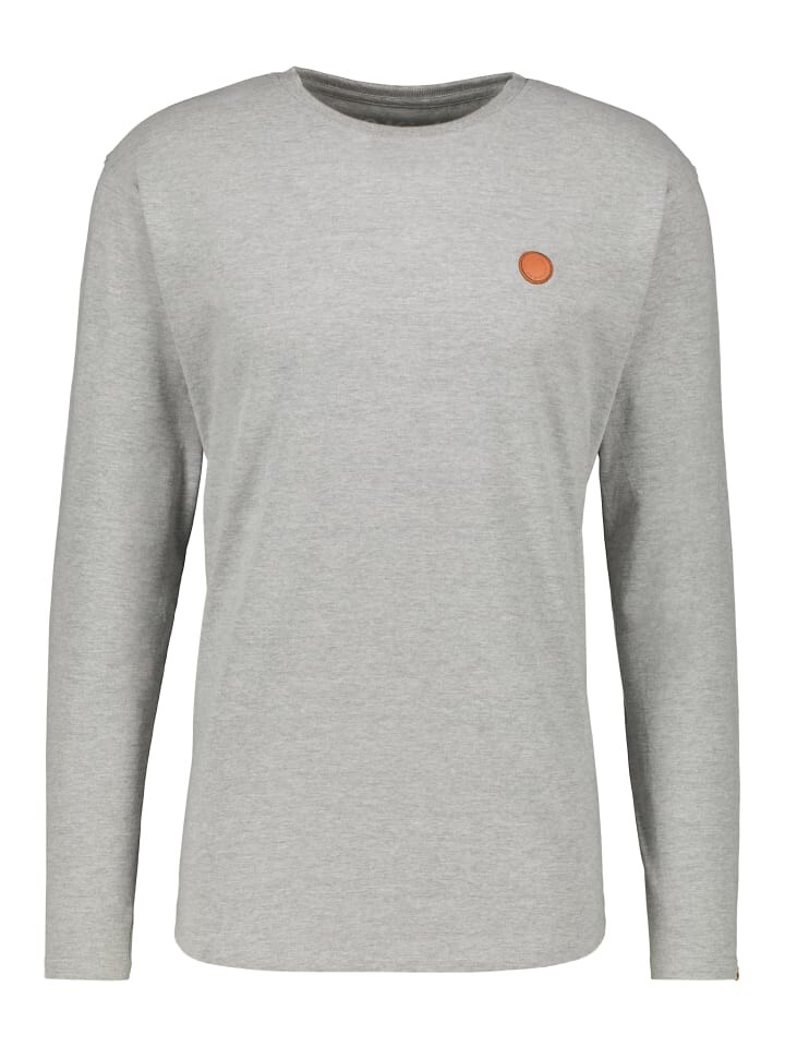 

Лонгслив alife and kickin, цвет steal melange