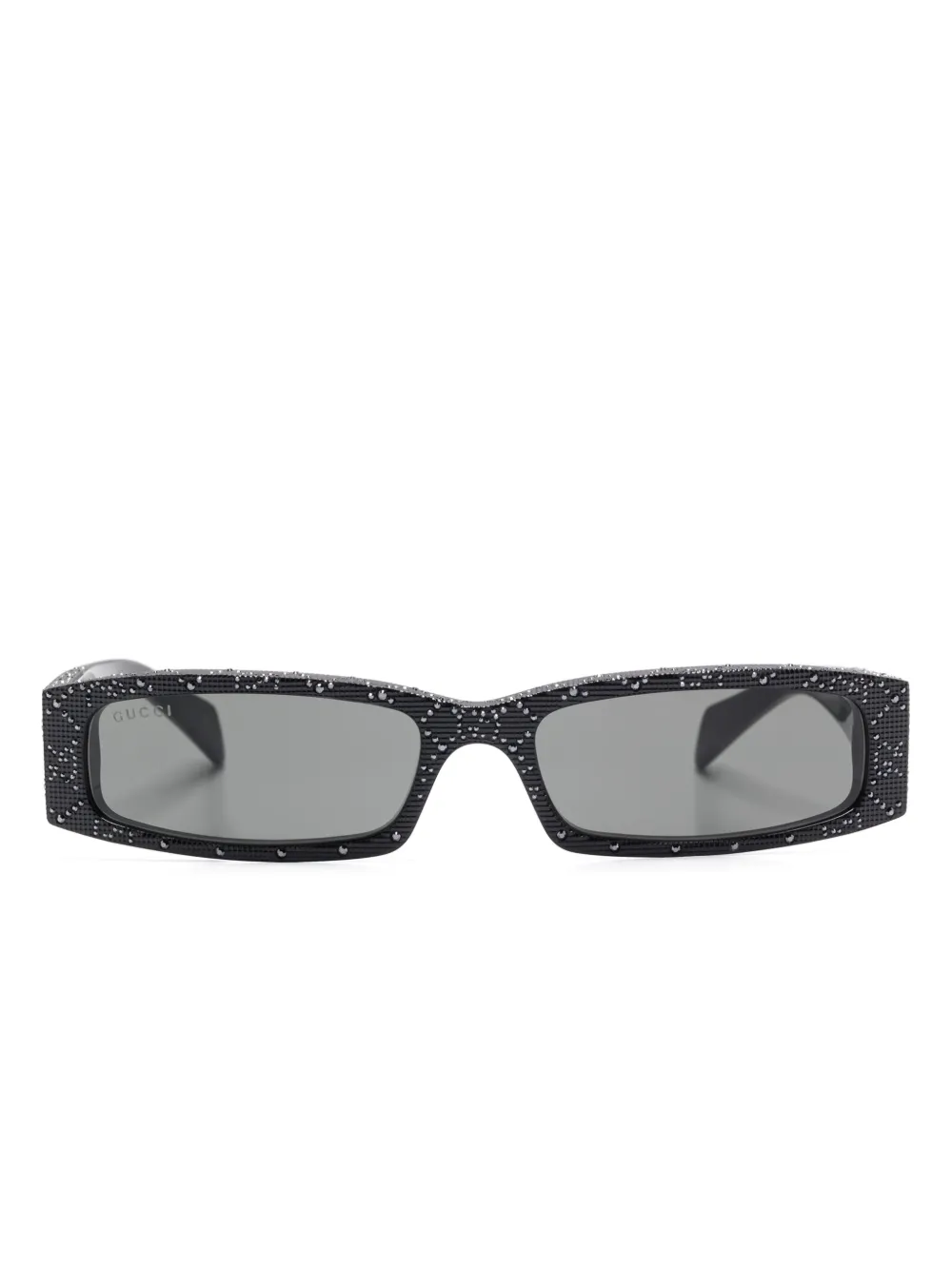 

Солнцезащитные очки в прямоугольной оправе Gucci Eyewear, черный