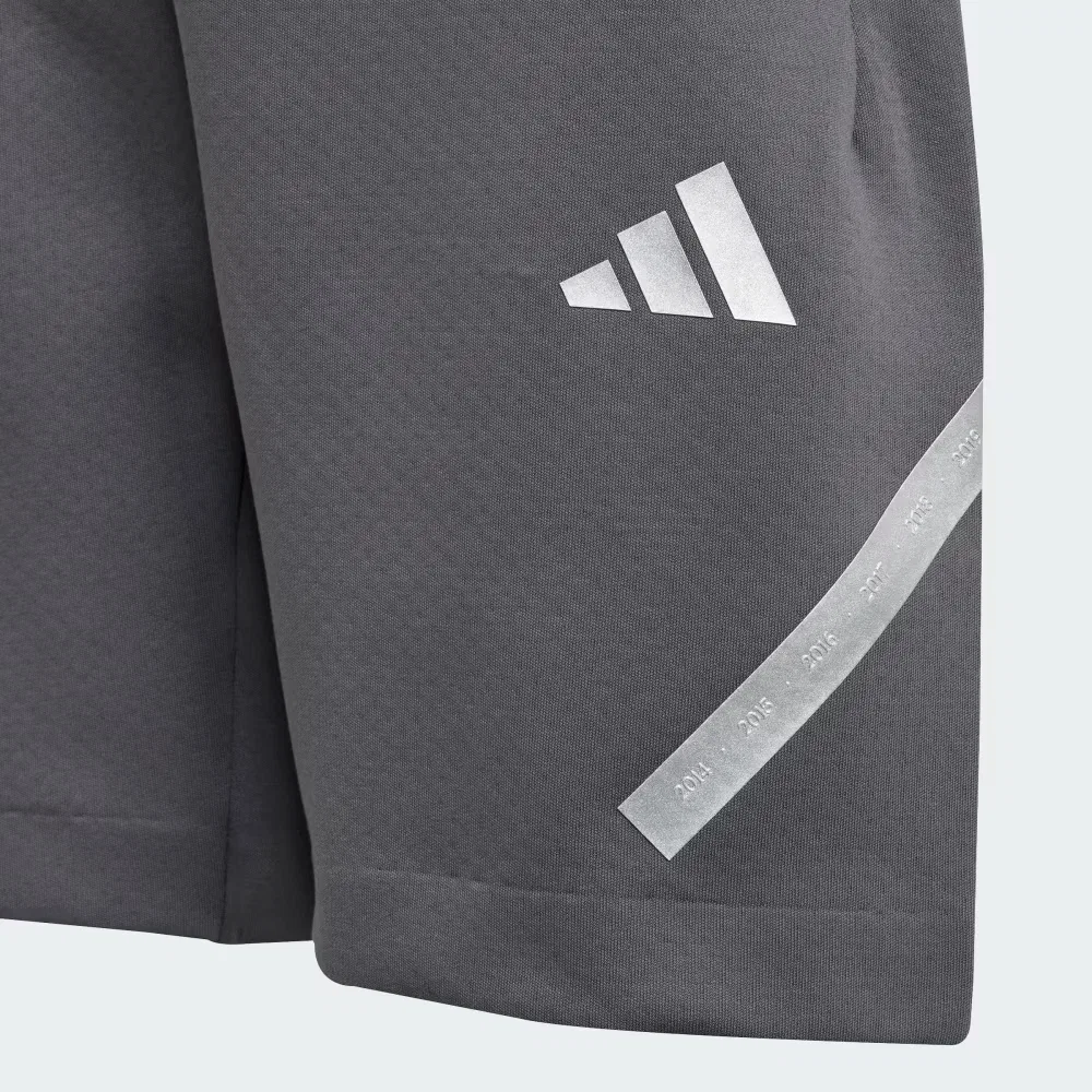 Шорты Adidas x Mercedes Benz MER SIL SHO Y Kids' серые — фото 3