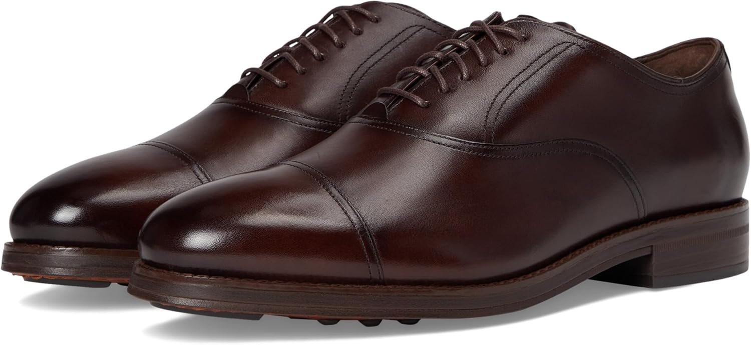 

Мужские оксфорды Cole Haan Ledley Grand с цельнокожаным носком, Madeira/Dark Natural