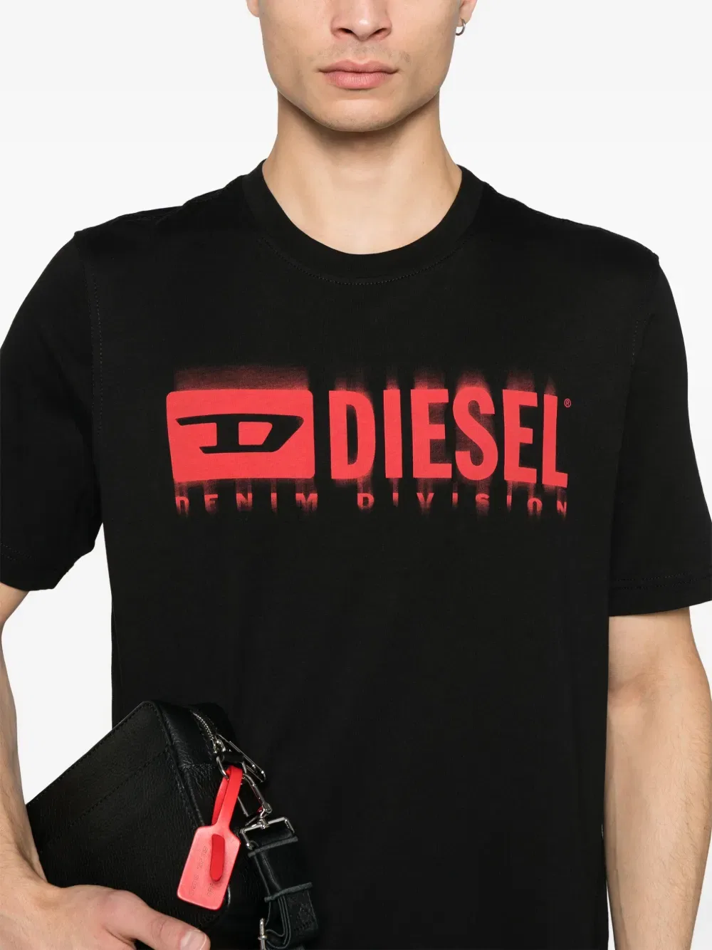 Футболка T-adjust-Q7 Diesel, черный — фото 4