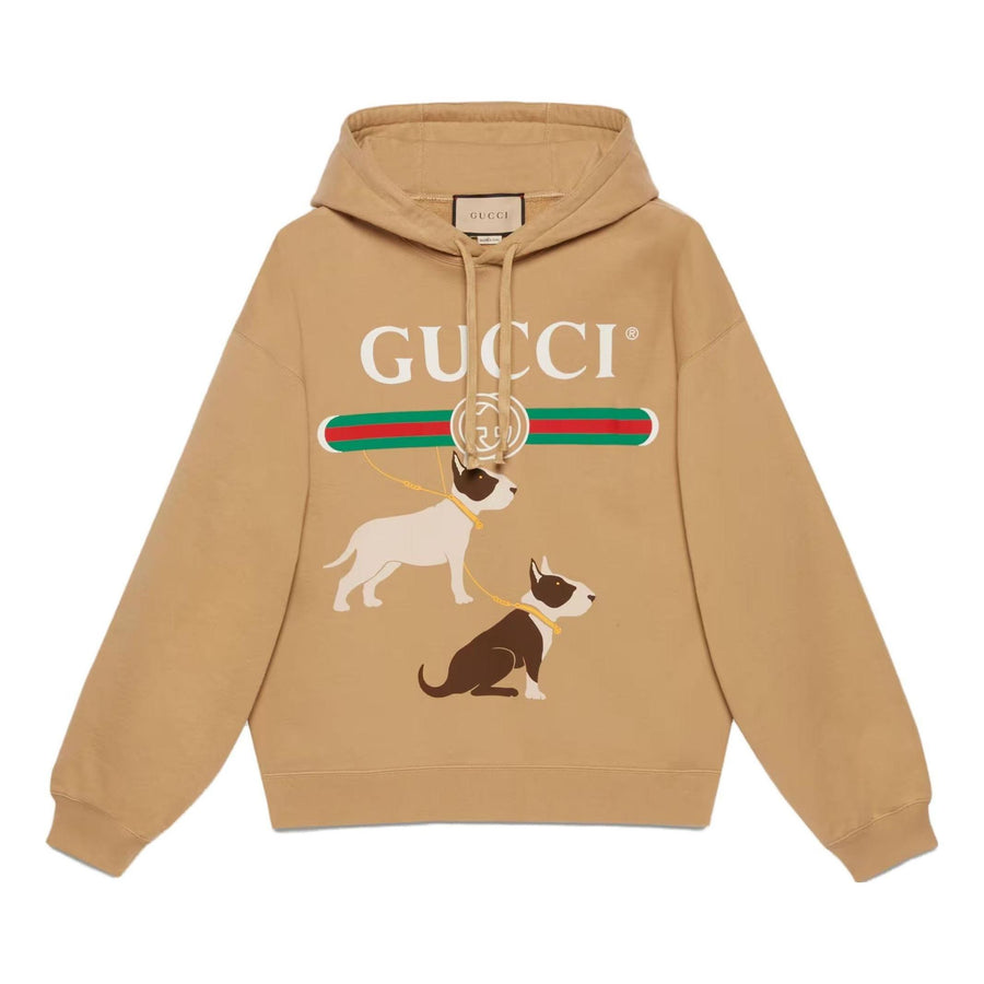 

Худи Gucci Cotton Jersey Sweatshirt 'Camel', желто-коричневый