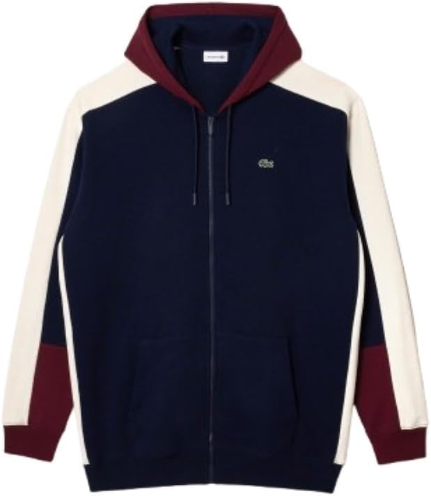

Lacoste мужская худи Tall Fit на молнии, Navy Blue/Zin-Lapland