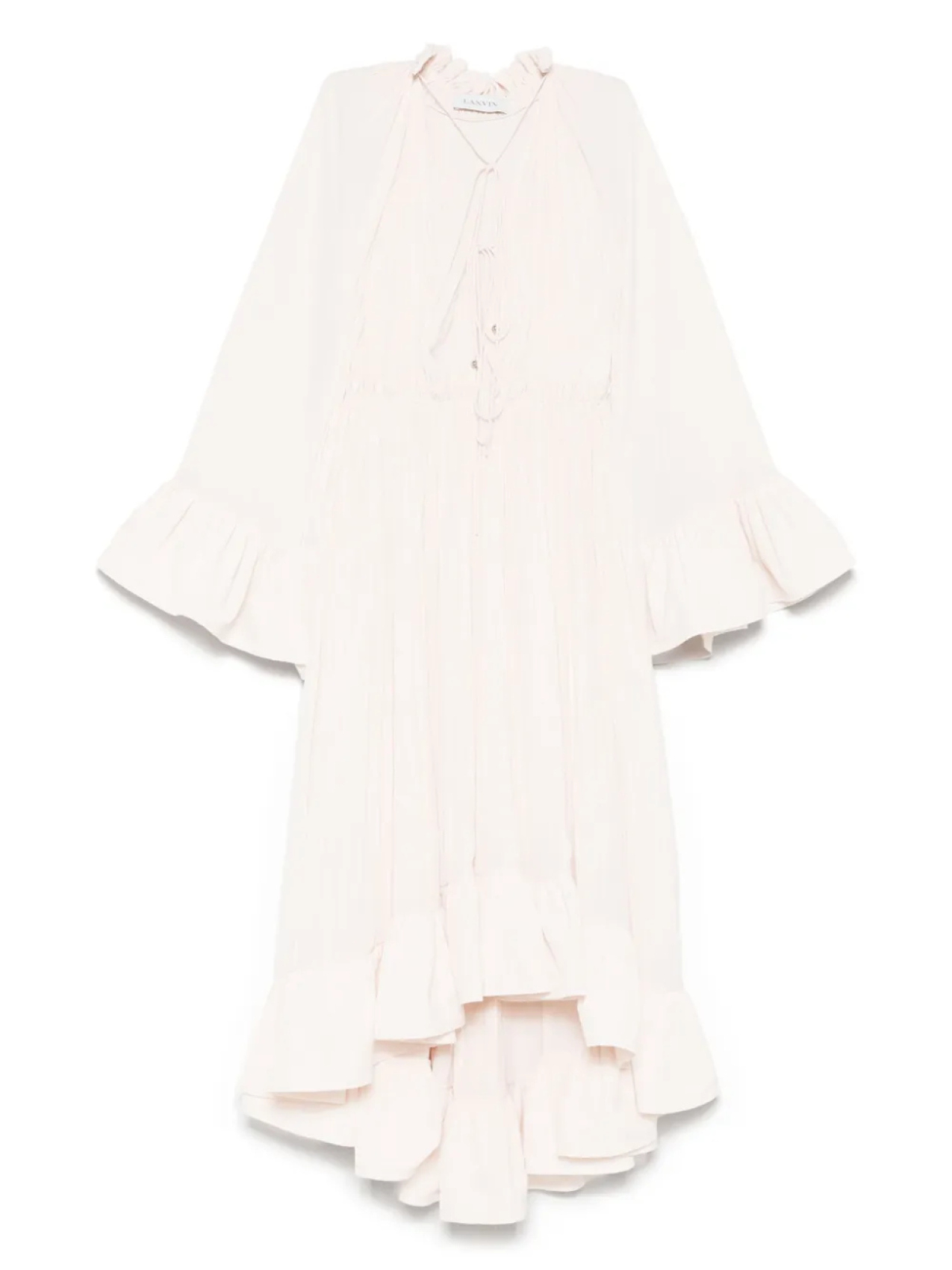 

Lanvin платье миди асимметричного кроя, розовый