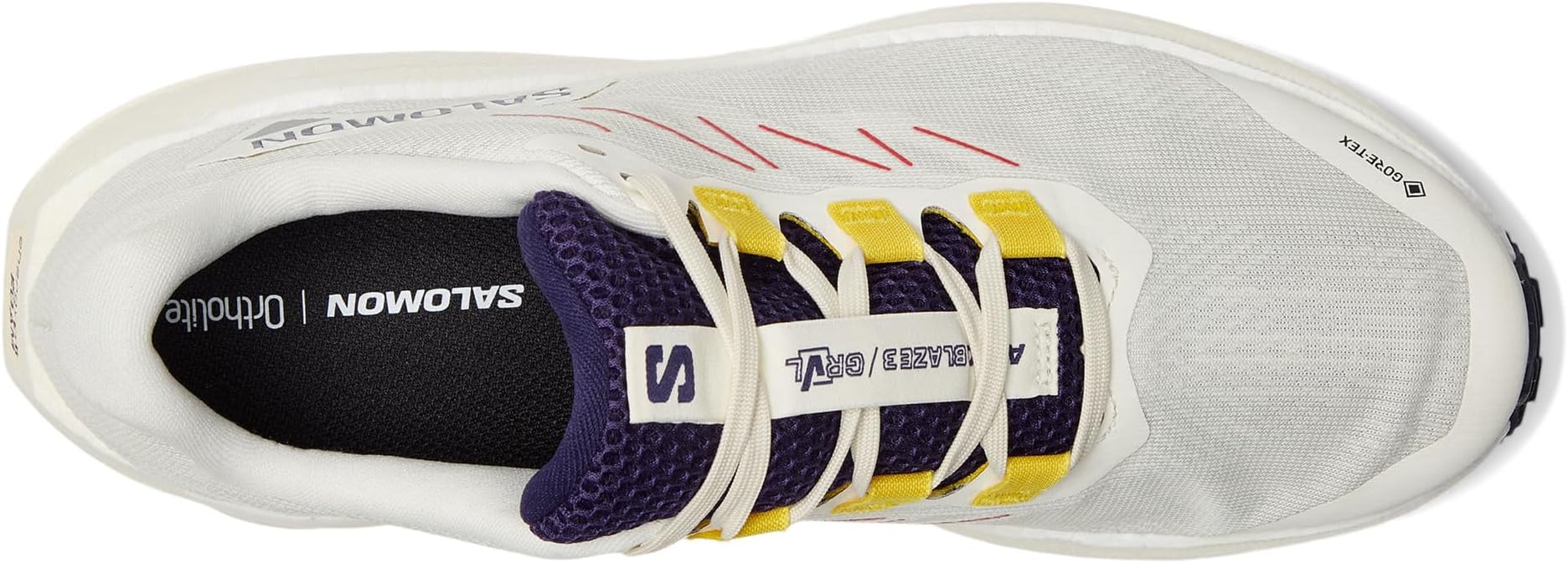 Кроссовки Salomon Men's Aero Blaze 3, Vanilla Ice/Astral Aura/Lemon — фото 2