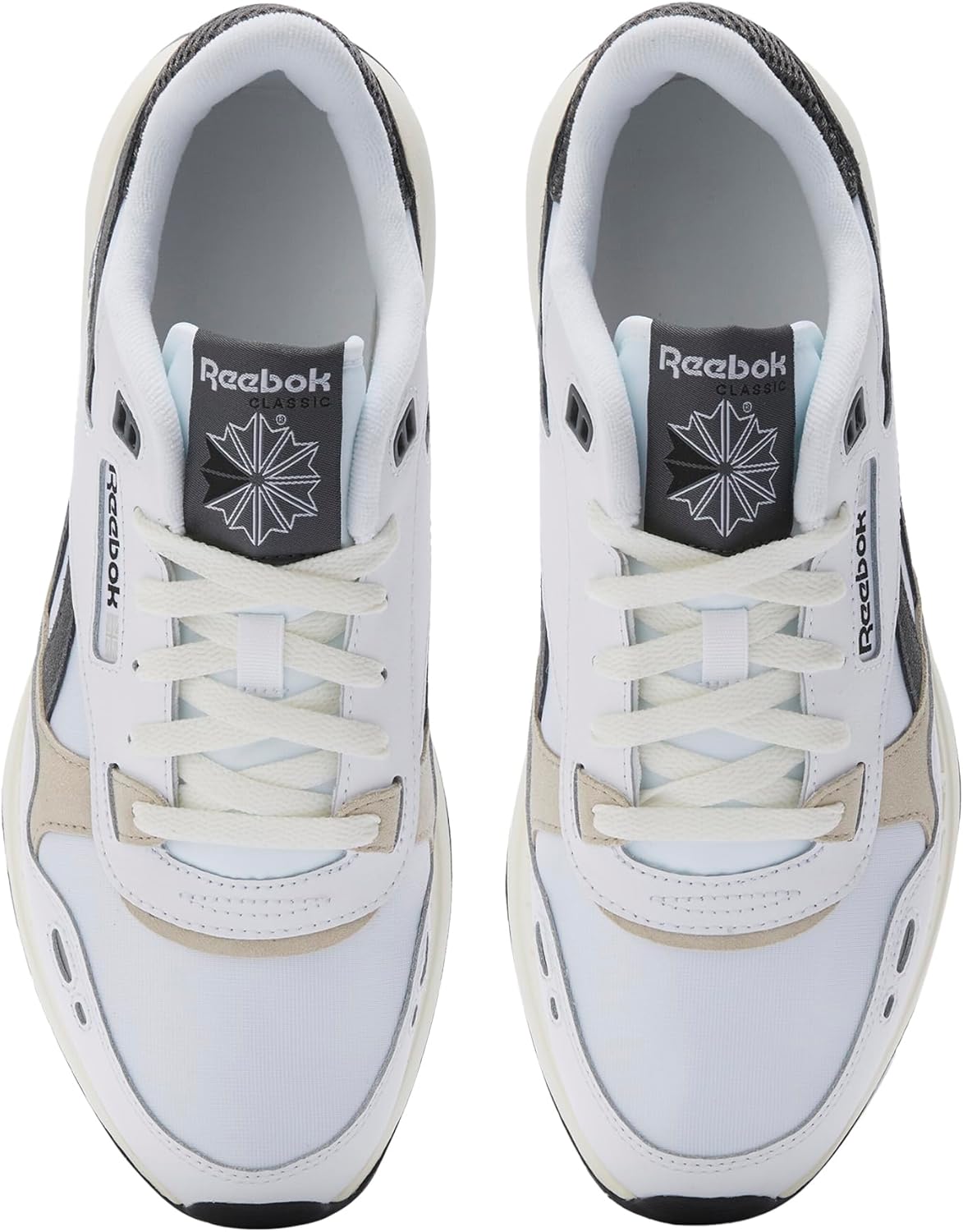 Мужские кроссовки Reebok Classic Leather 2400, белый/серый — фото 4