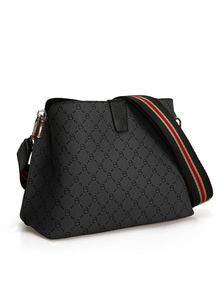 

Наплечная сумка Lucky Bees, черный