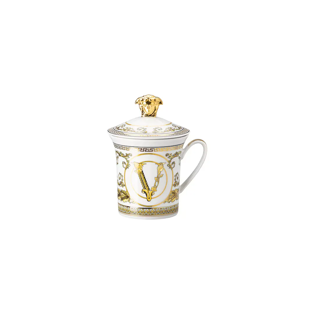 

Кружка с крышкой Virtus Versace 30 Years Edition, белый