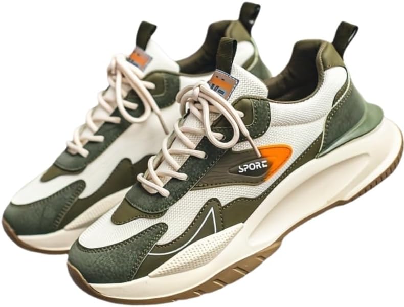 

Мужские повседневные многофункциональные спортивные кроссовки- дышащие и удобные, противоскользящие и прочные, подходят для улицы и повседневного использования Fmshi, зеленый