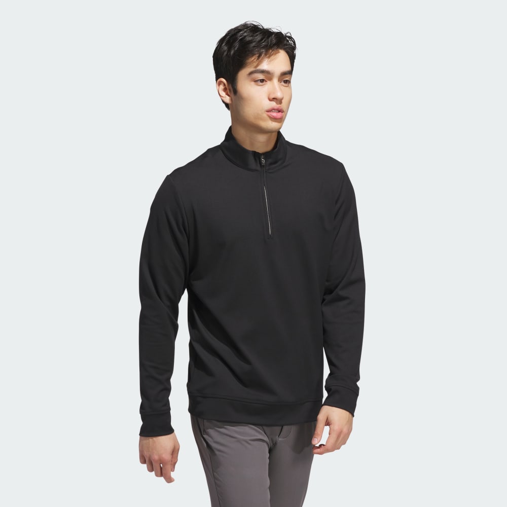 Толстовка Adidas Ultimate365 Classic Quarter-Zip, черный — фото 3