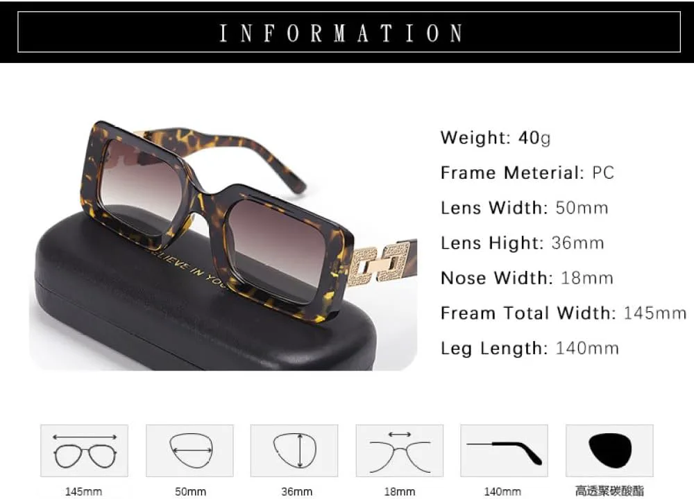 

Ретро женские и мужские солнцезащитные очки в стиле ретро, ​​модные женские очки с розовой бриллиантовой оправой и соединительными дужками, SUN189 Generic, Black