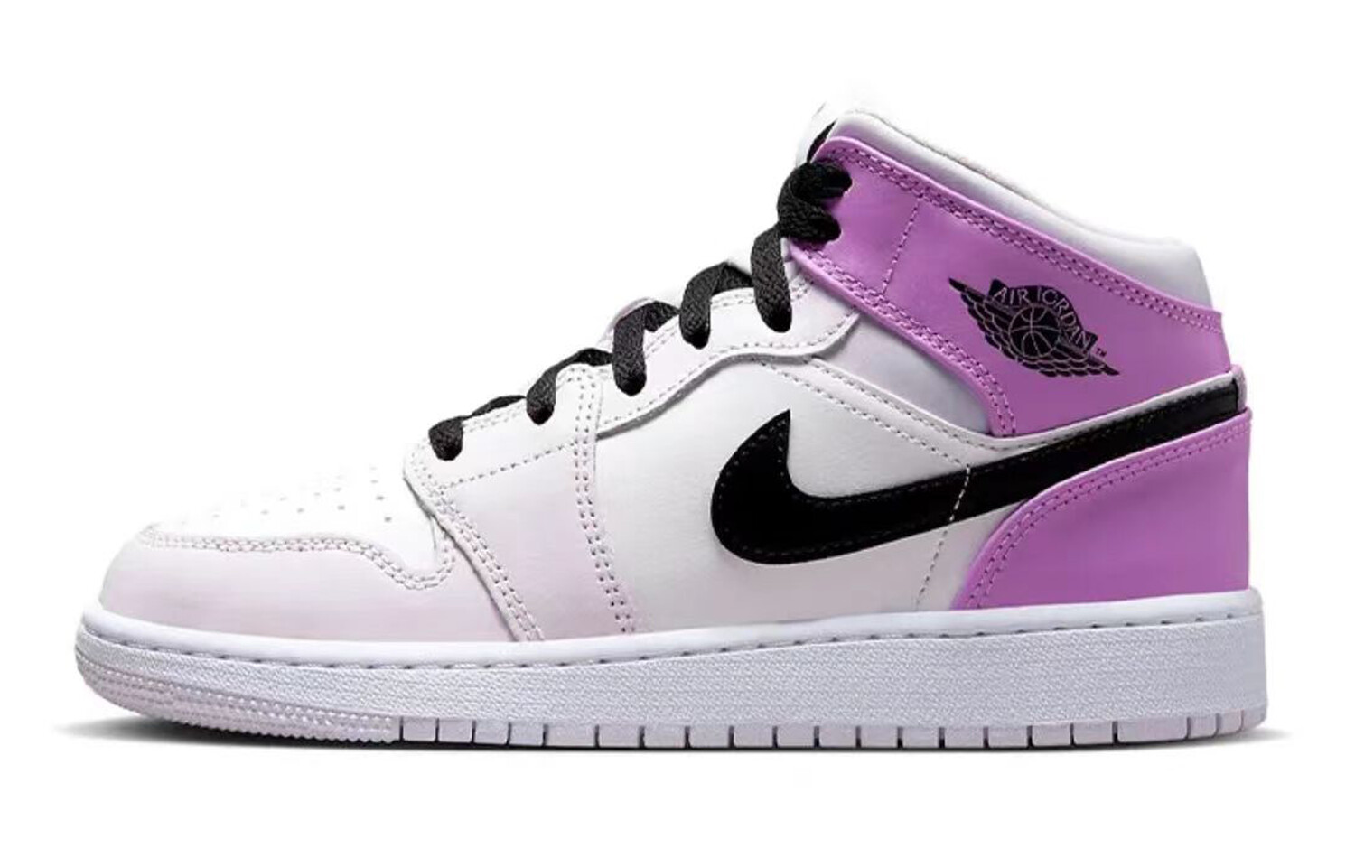 Кроссовки Air Jordan 1 Vintage Basketball Shoes Women's Mid-top White/gray, голубой