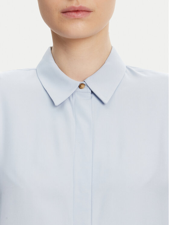 Свободная рубашка WW0WW44045 Tommy Hilfiger, голубой — фото 4