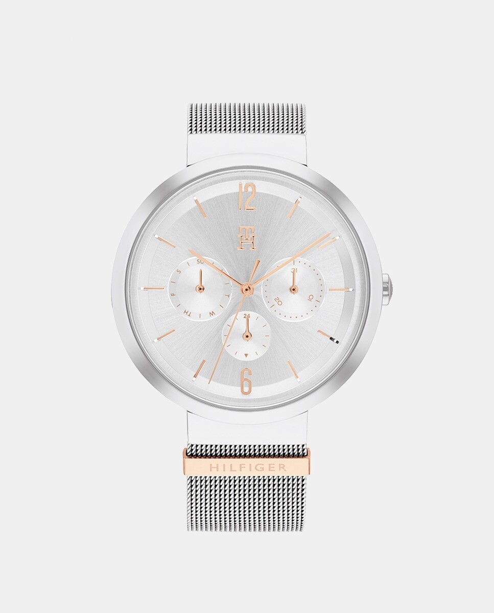 

Многофункциональные женские часы Lidia 1782537 со стальной сеткой Tommy Hilfiger, серебро