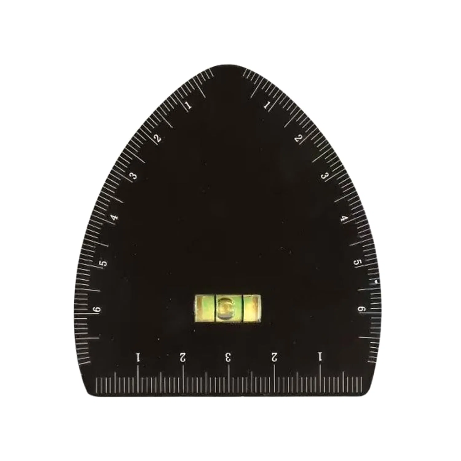 Линейка для бровей из нержавеющей стали, No brand, универсальная, 8,8x5,5 см