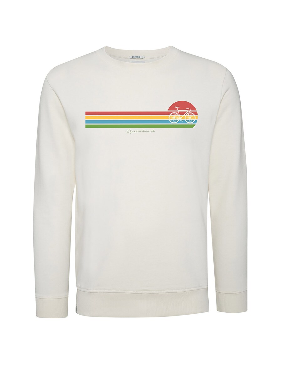 

Толстовка GREENBOMB Bike Sunset Stripes, белый