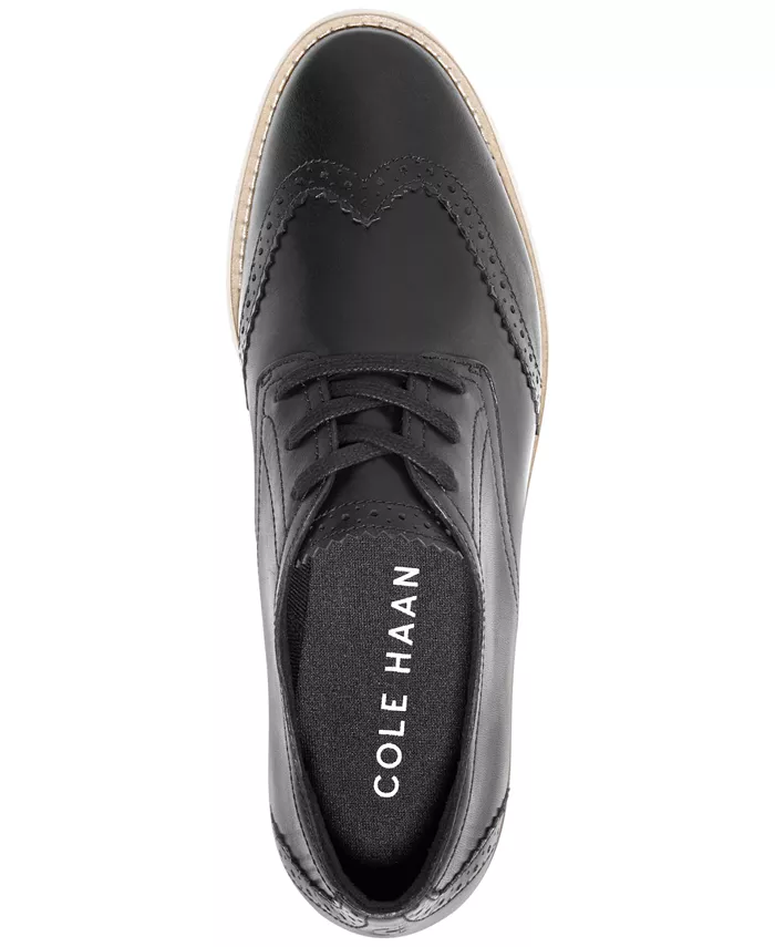 Женские оксфорды Grand City на платформе Cole Haan, черный — фото 4