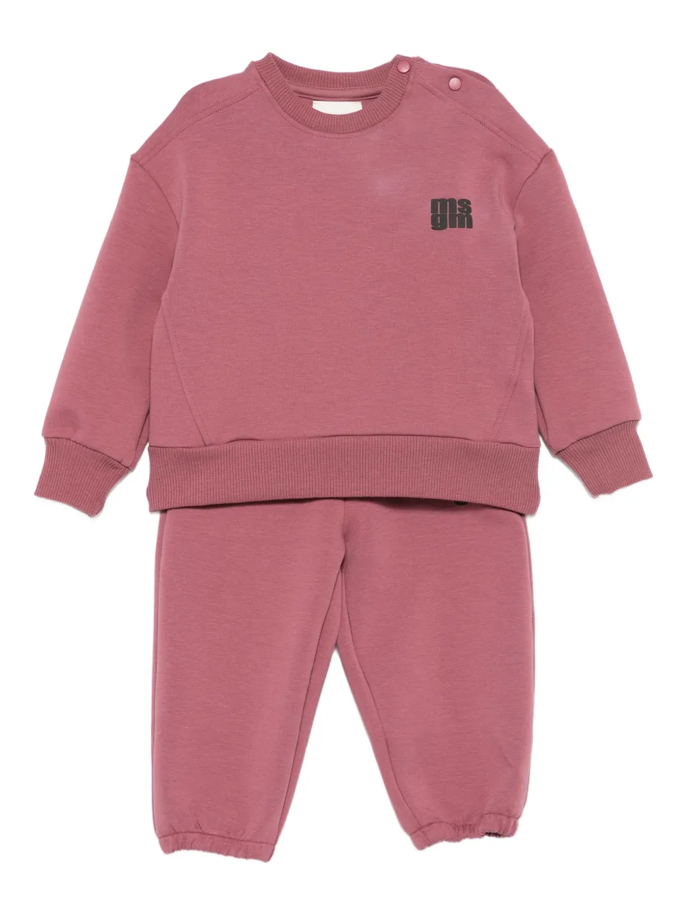 

Спортивный костюм с логотипом Msgm Kids, розовый