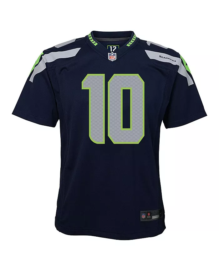 Футболка игровая команды Seattle Seahawks Cooper Kupp College Navy для подростков Nike — фото 2