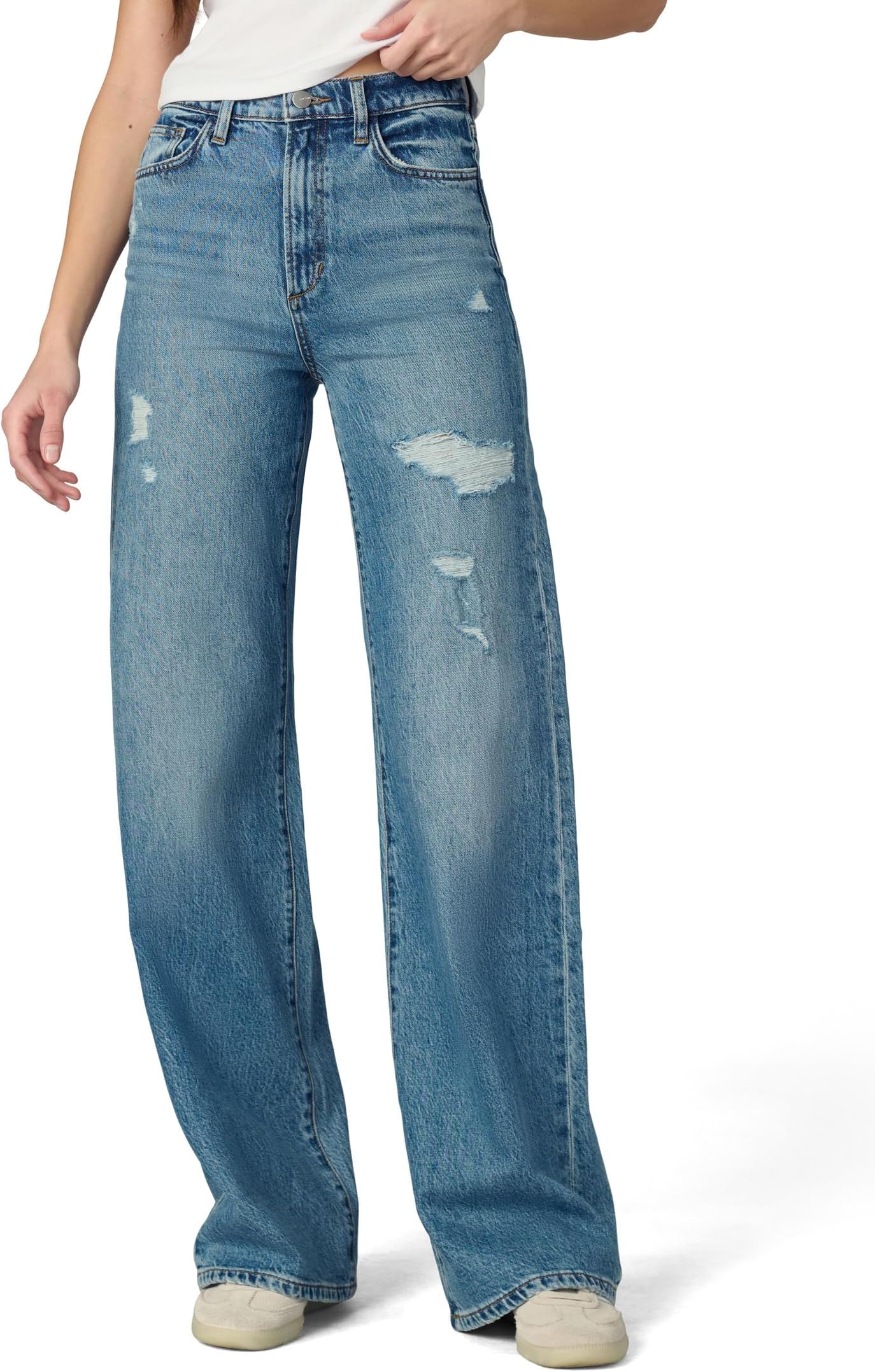 

Джинсы Joe's Jeans The Mia Wide Leg, цвет Showdown Destruct