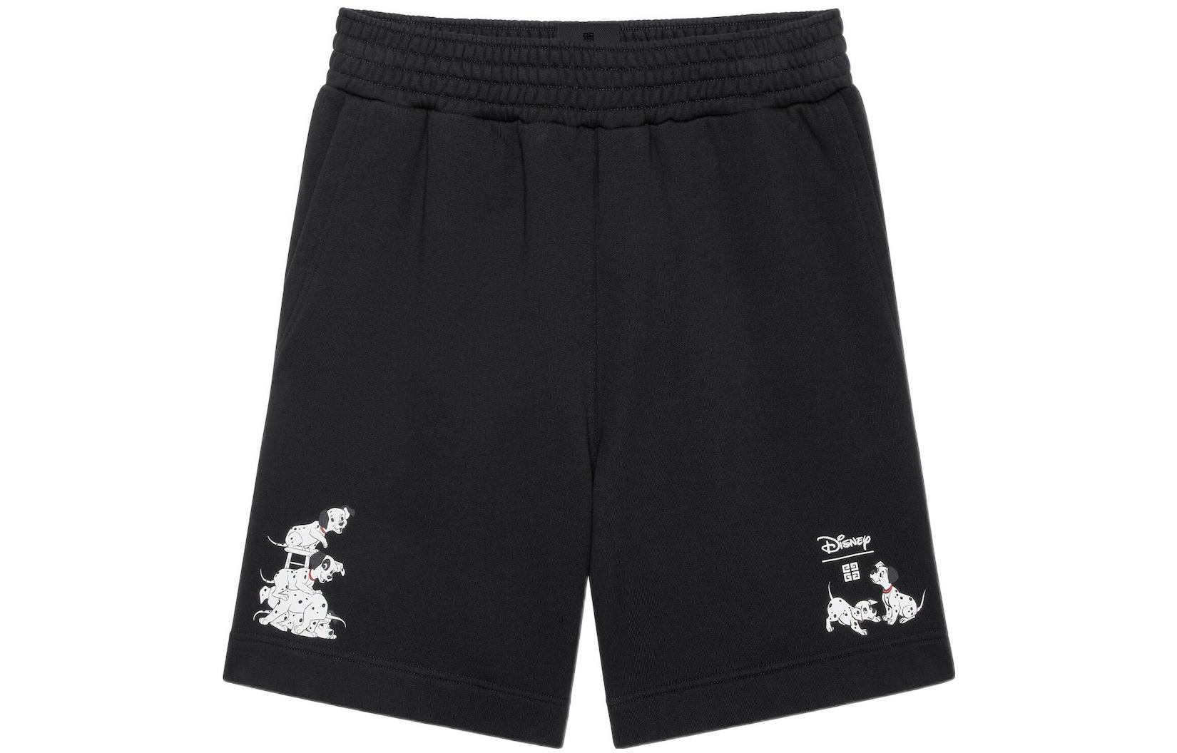 

Повседневные шорты GIVENCHY x Disney x Disney 101, мужские, черные