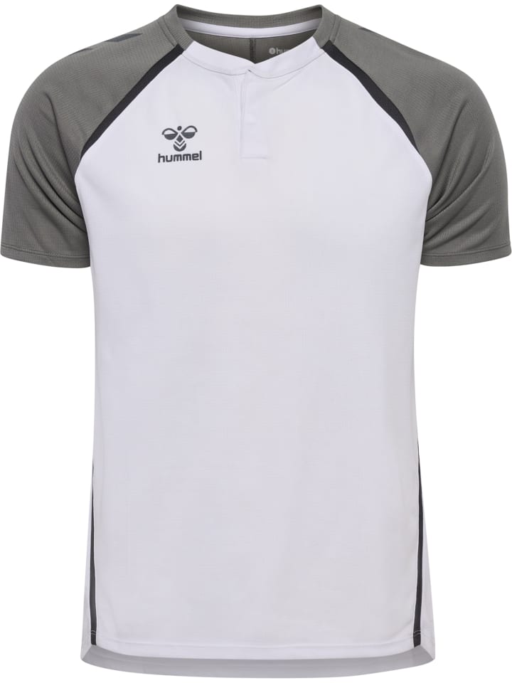 

Футболка поло Hummel, цвет white/steel gray