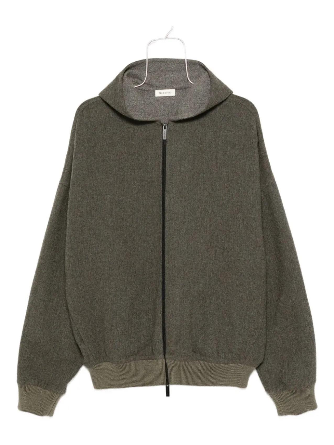 

Толстовка с капюшоном Fear Of God на молнии, серый