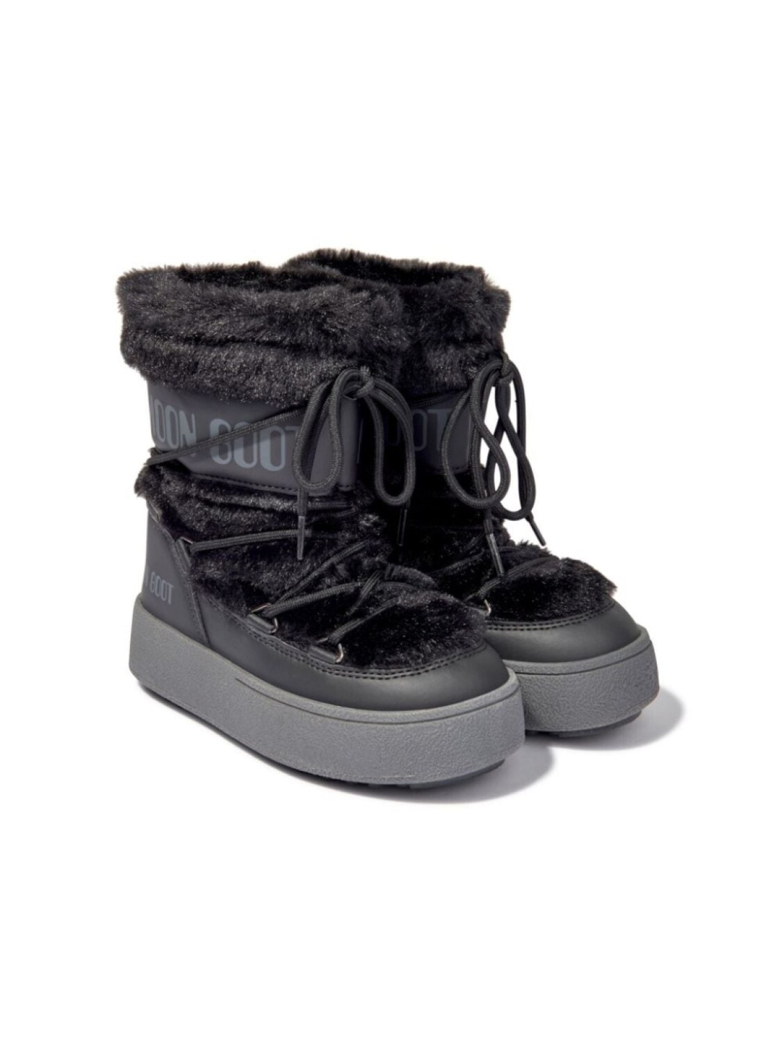 

Ботинки Ltrack Tube из искусственного меха Moon Boot Kids, черный