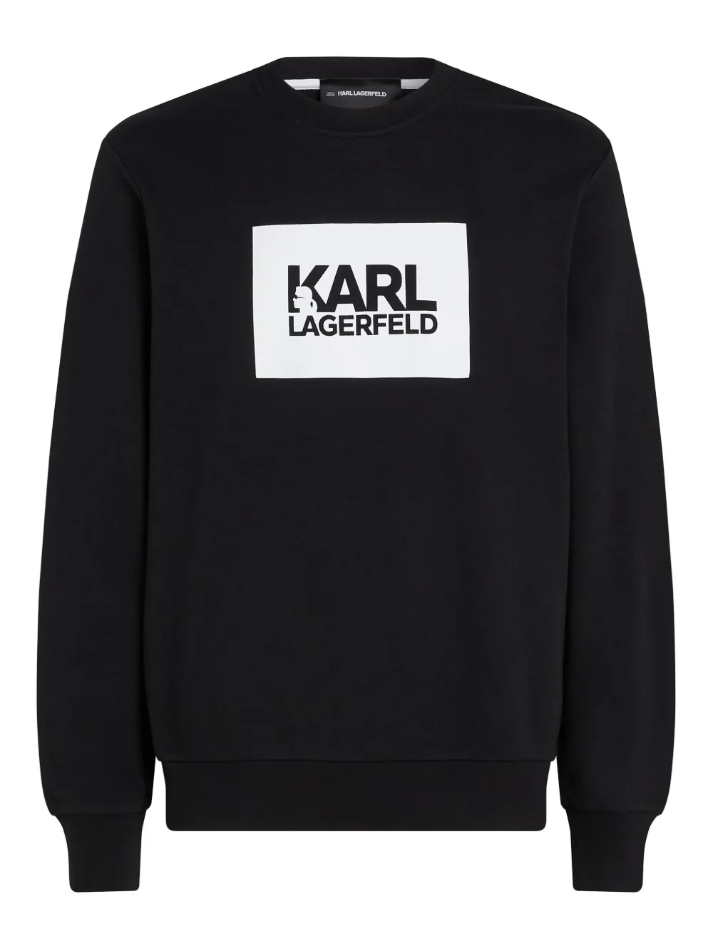 

Толстовка с логотипом KARL LAGERFELD, черный