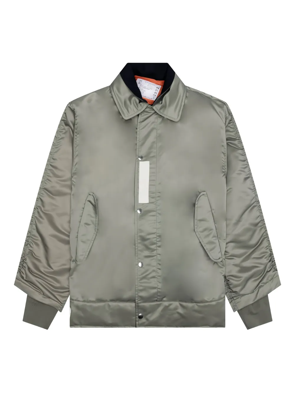 

Бомбер с карманами SACAI, зеленый