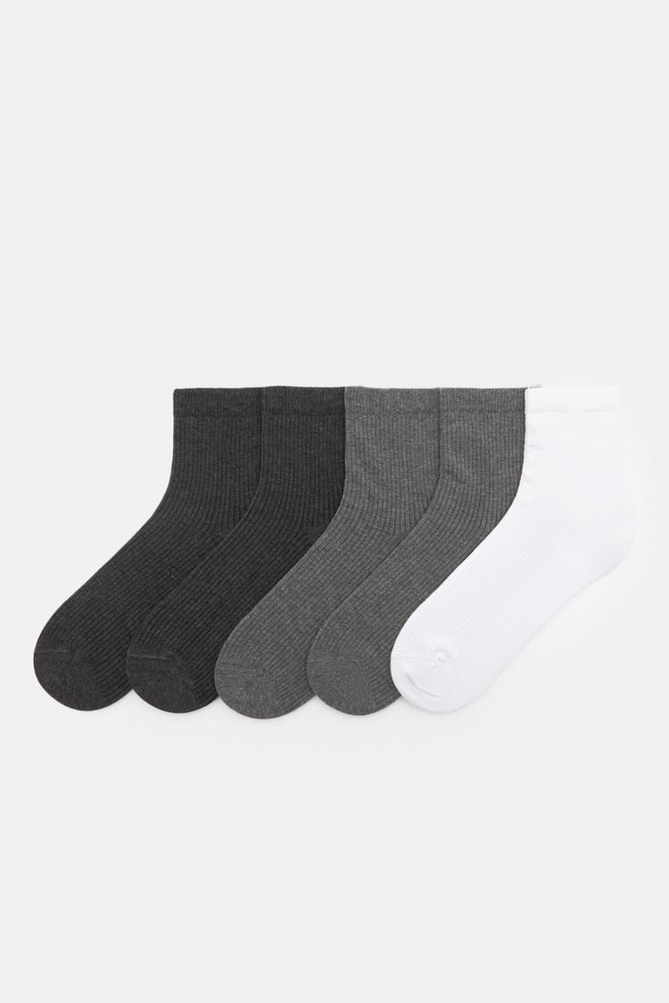 

Упаковка из 5 пар носков Pull And Bear, белый
