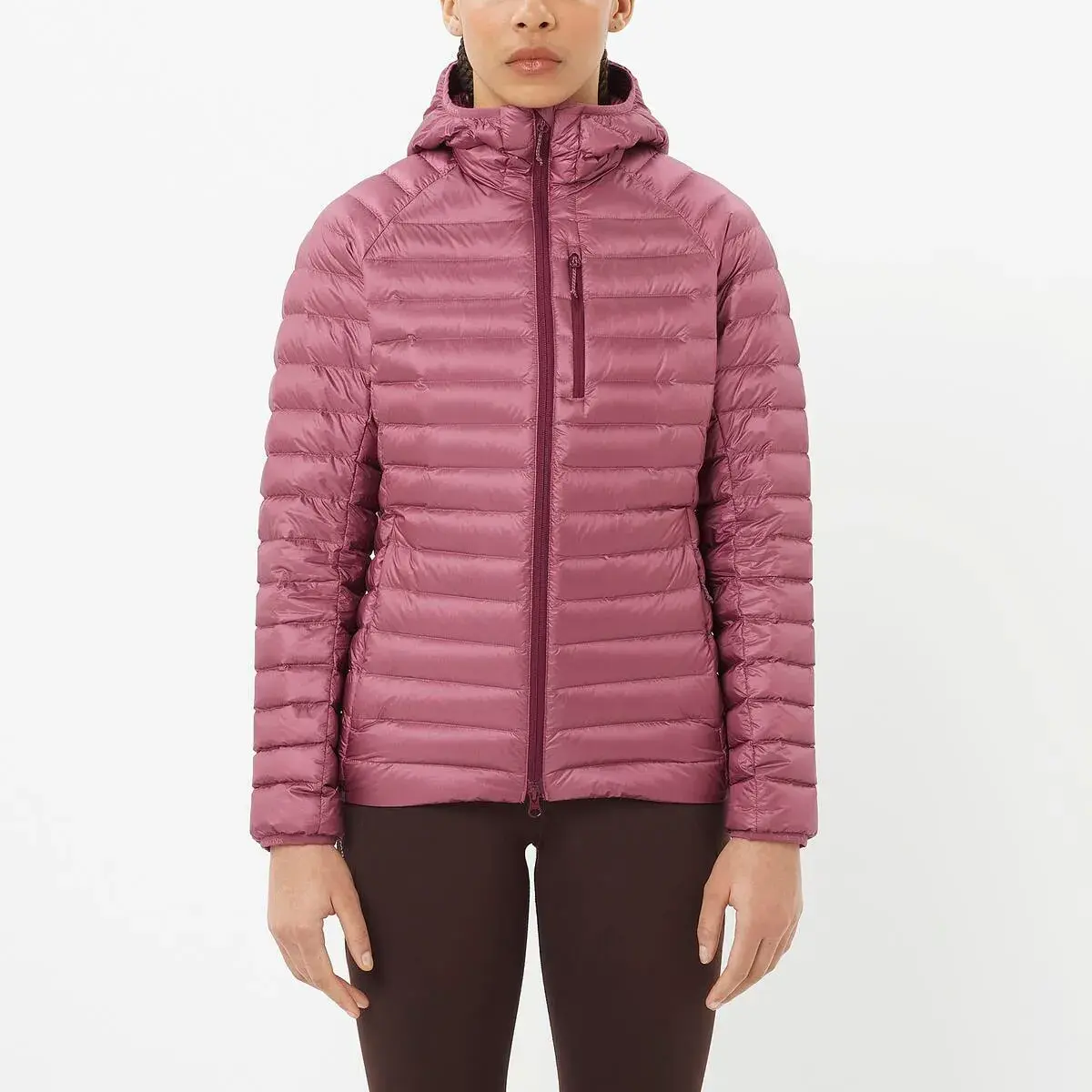 

Женская куртка Elixir Micro Down HD Пуховик с капюшоном Salomon, коричневый