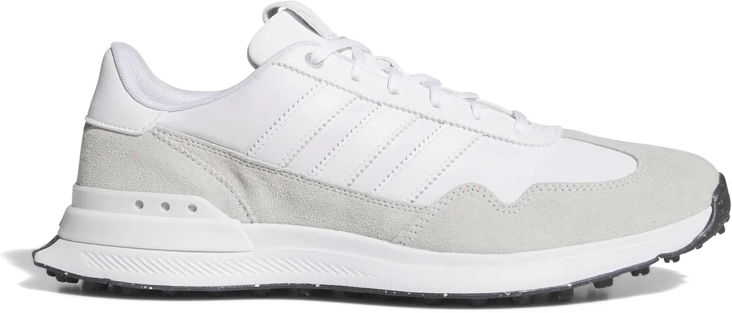 Мужские гольф-кроссовки Adidas Golf S2G 26 из текстиля без шипов, серый/белый/черный — фото 2
