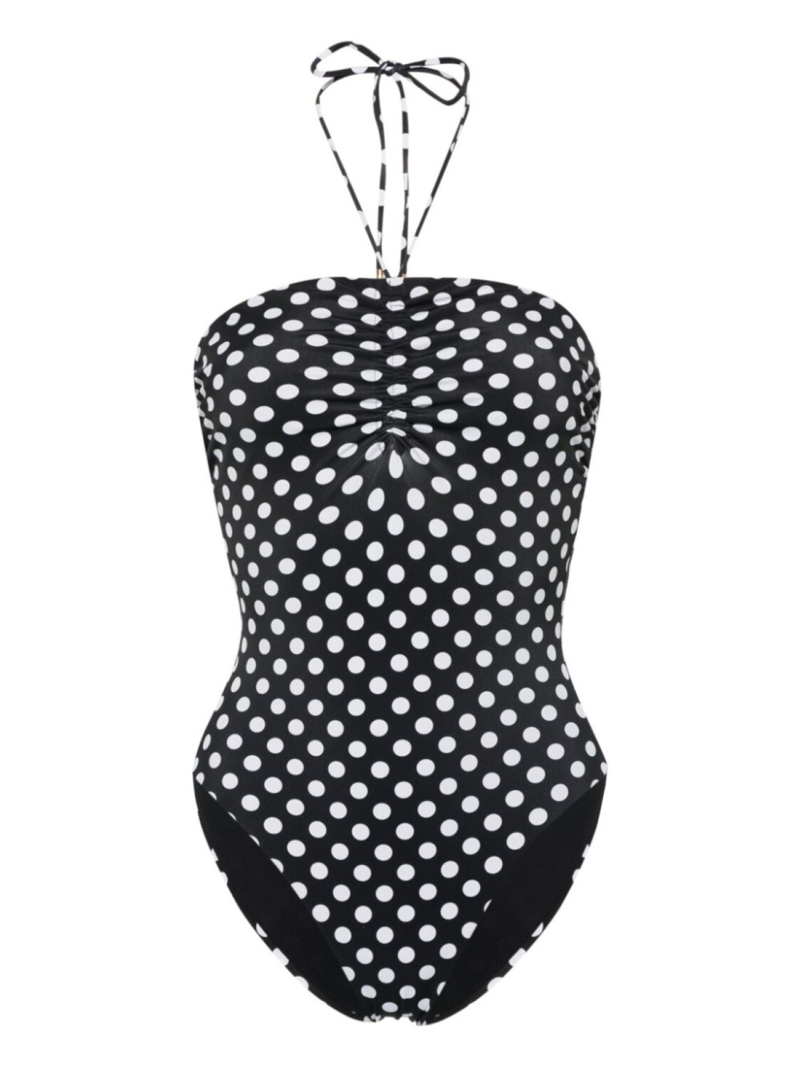 

Saint Laurent купальник в горох, черный