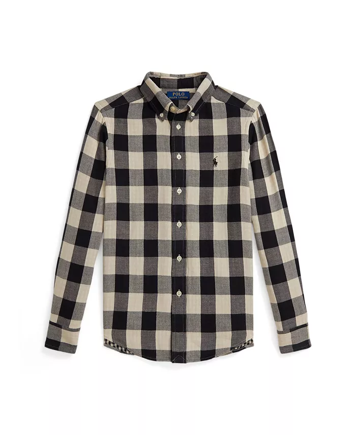 

Мальчиковая рубашка Buffalo Check на возраст 8-20 лет Polo Ralph Lauren, мультиколор