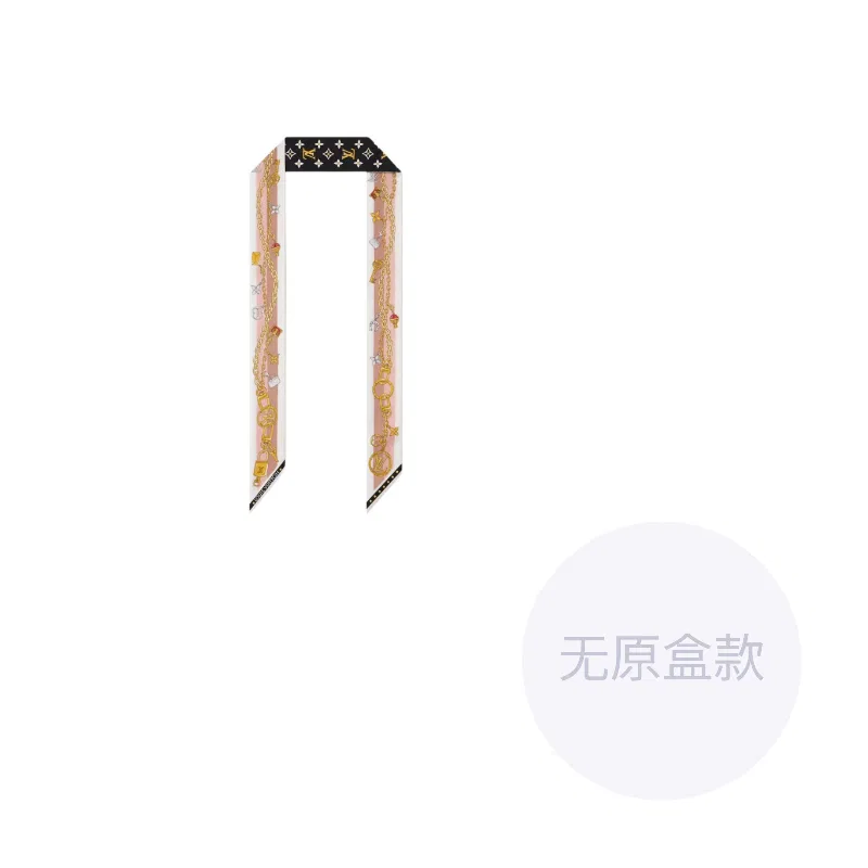 Повязка для волос LOUIS VUITTON CHARMS Mulberry Silk Black
